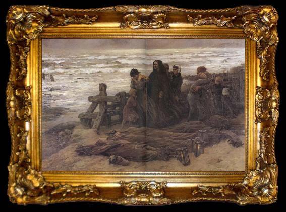 framed  Demont-Breton Virginie Les Affliges, ta009-2